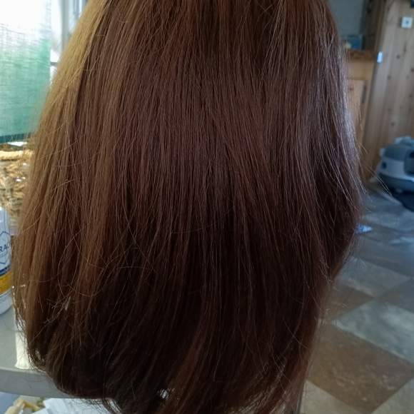 West Bay Chestnut Red Layered Wig with Side Bangs - Picture 2 of 4